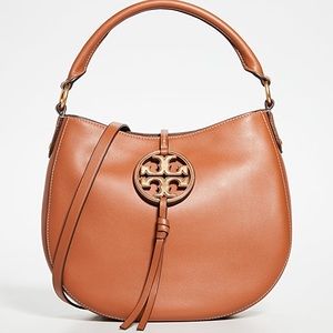 Tory Burch Miller Metal Logo Mini Hobo